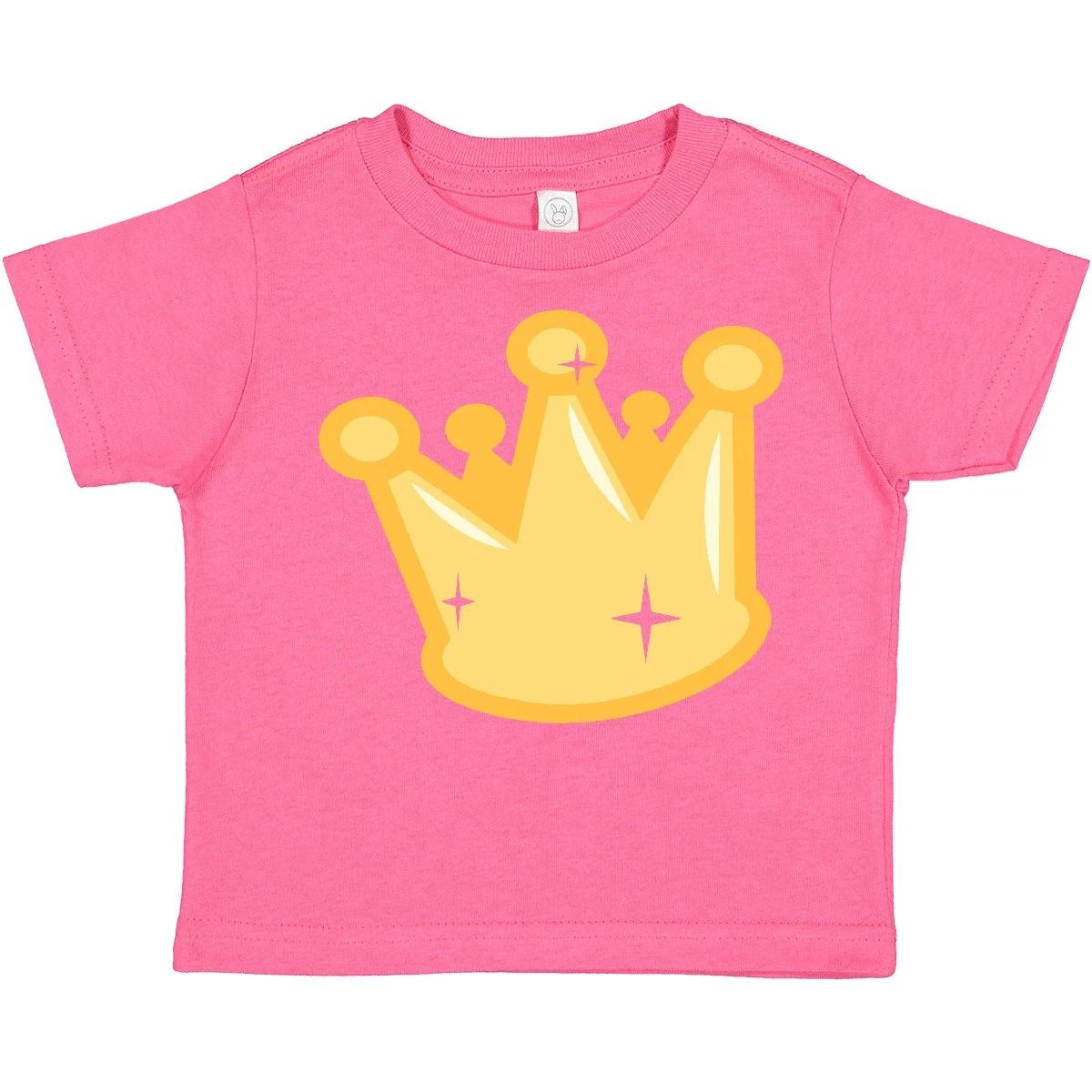 Inktastic Gold Crown Toddler kids boys T-Shirt Princess Prince Boy Girl Custom Child Kid 100
