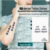 Adesivos de Tatuagem Semi-Permanentes Herbais Não Refletivos para Lives de Celebridades da Internet