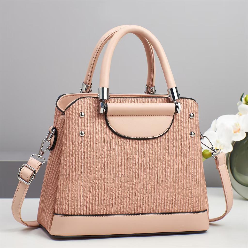 Nová Macaronová Taška s Vysokým Vzhľadom Všestranná Patchworková Pruhovaná Taška cez Rameno Veľkokapacitná Trendová Crossbody Taška