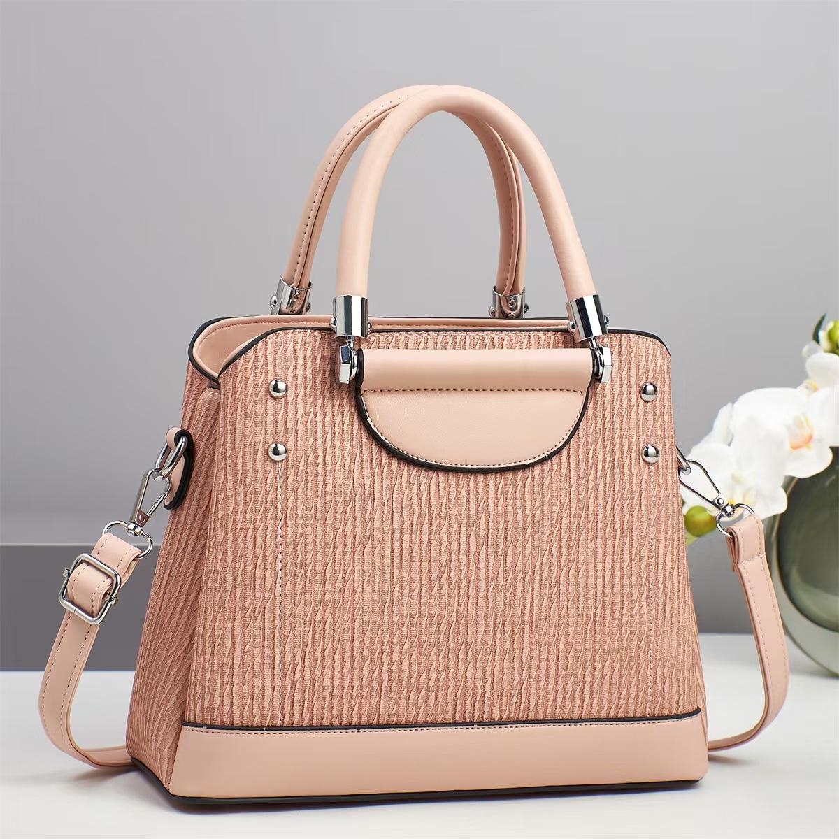 

Latest High Level Style Level Macaron Tote All-match Patchwork Stripe Shoulder Bag Large Size Capacity Trend Crossbody Bag .