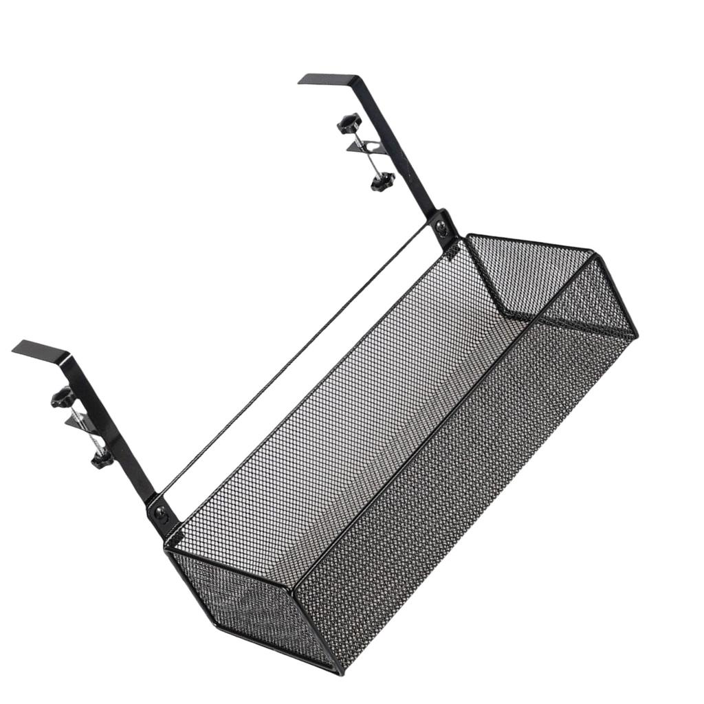 Large Capacity Under Desk Storage Basket Home and Office Desk Under Basket Organizers Easy Removal Hanging Holder Rack