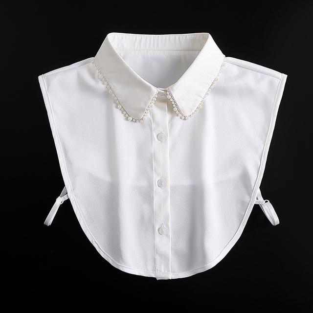 43 Styles Faux Col Stand Revers Chemise Col Détachable Femmes Dentelle Florale Faux Col Demi-Chemise Chemisier Faux Col