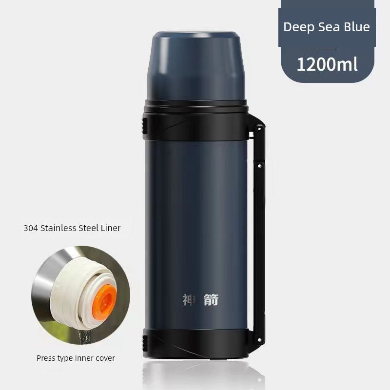 Xiongtai Insulated Kettle Large Capacity Insulated Cup 304 Stainless Steel Household Outdoor Car Travel Travel Kettle 1.8L
