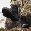Botas de senderismo para el desierto, botas altas para hombre para escalada al aire libre, botas de plataforma para hombre