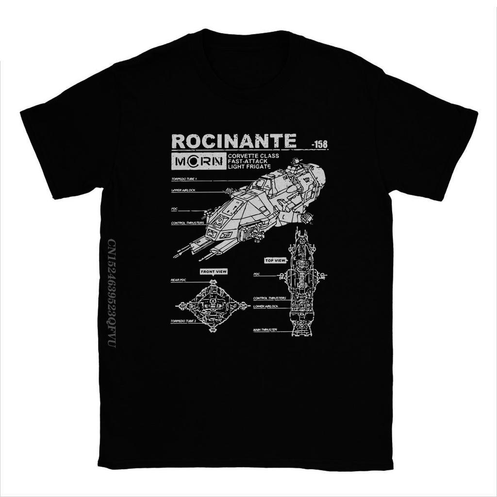 Rocinante Specs The Expanse Men's Tops T Shirts Mcrn Fashion Tee Shirt Harajuku Manga Tee Shirt Pure Cotton Original Clothes
