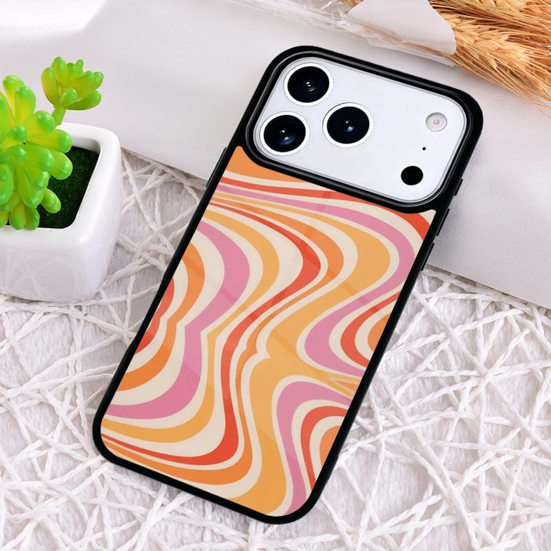 Groovy Flowers Hippie Bohemian Floral Phone Case for iPhone 17 Air 16 15 11 12 14 13 Pro Max Shockproof Cover