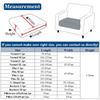 Stretch Floral Sofa Seat Cushion Cover Elastic Fleece Armchair Couch Covers L-Shape Chaise Lounge Slipcover Combination Sofa Lid