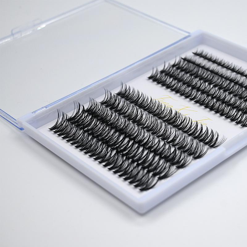 European and American 30P Hot Melt Fluffy Segmented False Eyelashes