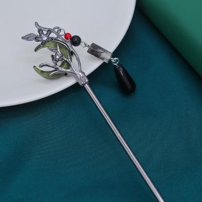 Hanfu Crescent Step Shake Hairpin Hair Accessories Hair Sticks For Buns Chinese Headwear Headdress Gift Alloy