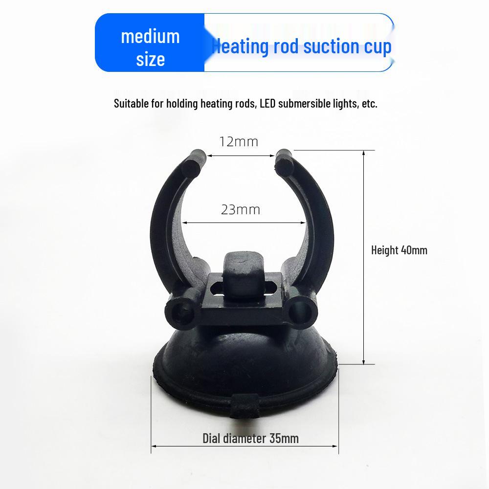 Aquarium Fish Tank Electric Heater and Water Pipe Suction Cup Clip