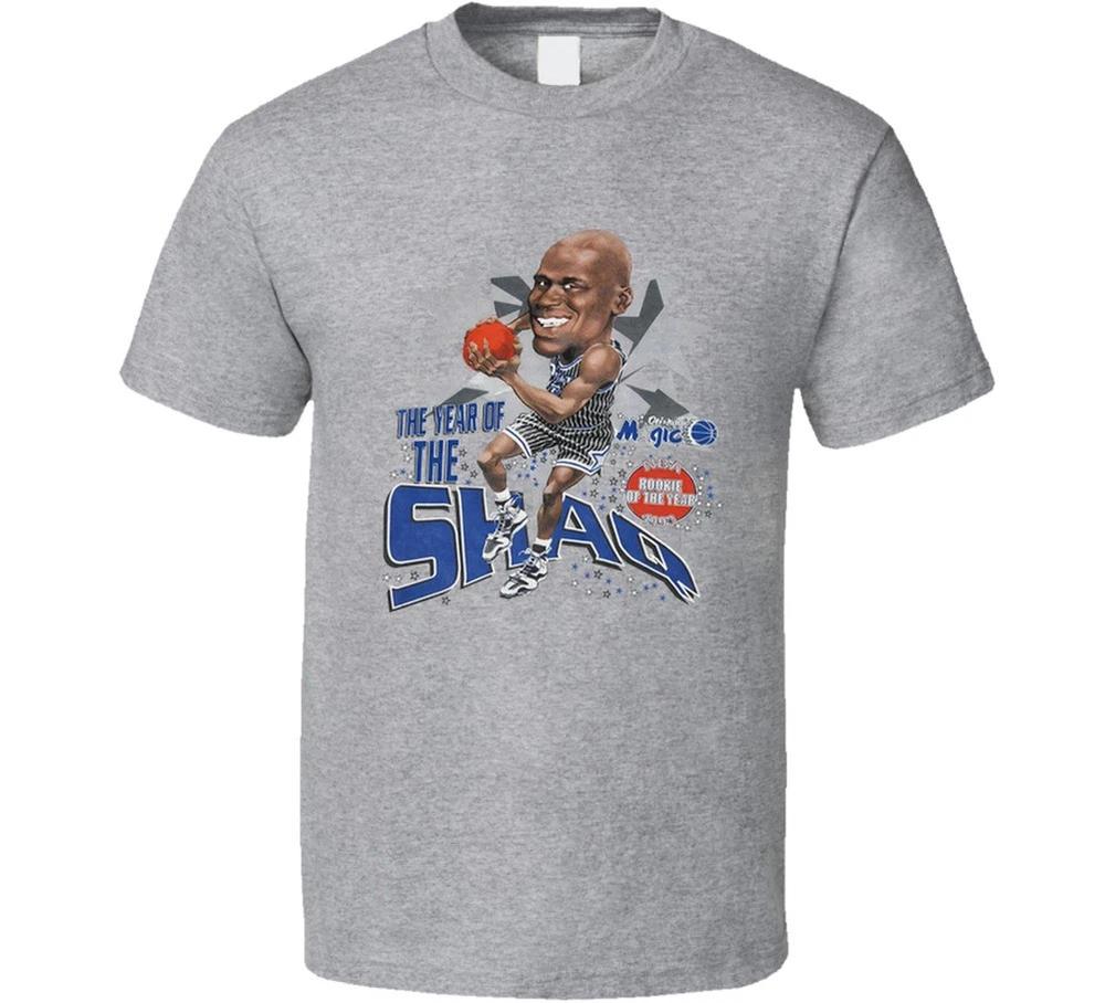The Year Of Shaq Rookie Of The Year 1993 Basketball Caricature Fan T Shirt S