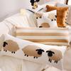 Decorative Throw Pillow Cartoon Cute Sheep Throw Blanket Modern Simplicity Child's Room Bay Window Throw Pillow Sofa Cushion