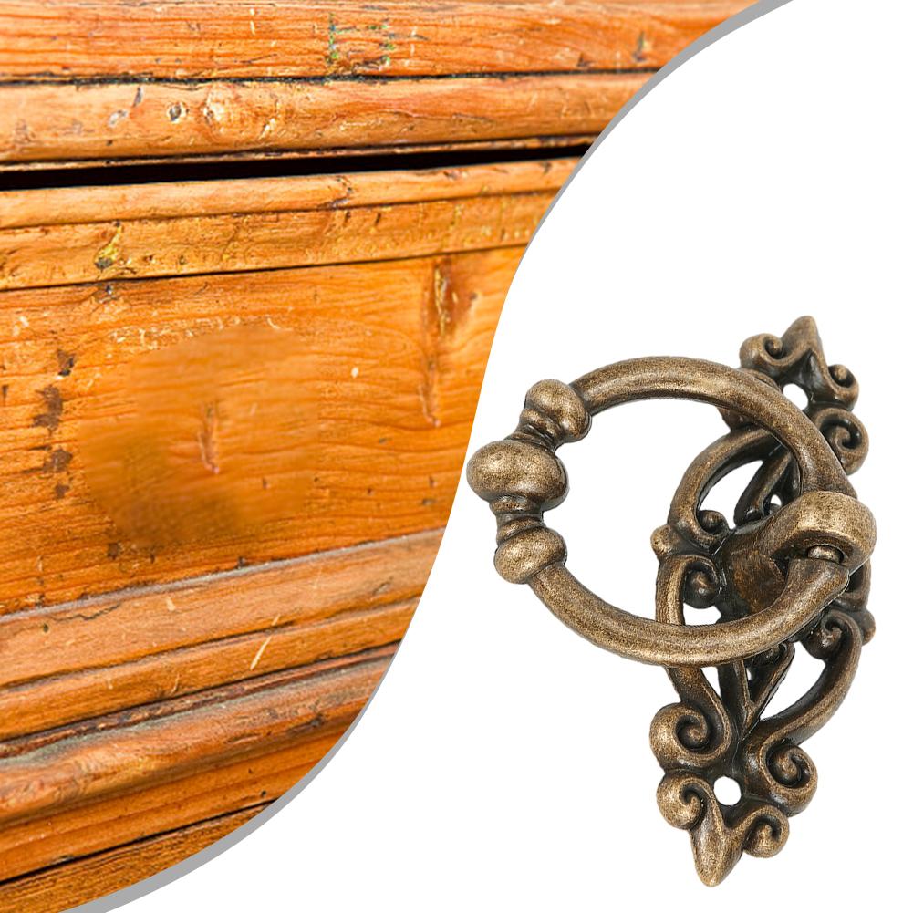 Antique Alloy Handle Cabinet Hanging Hardware Retro