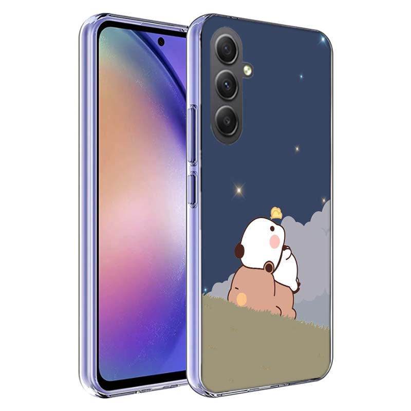 Cute BuBu DuDu Phone Case for Samsung A17 A37 A57 A07 A16 A26 A36 A56 A06 A02S A12 A22 A32 A52S A04S A14 A24 A34 A54 A03 A13 A33