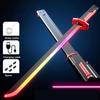 Colorful Streamer Glowing Sword Toys with Spark & Smoke Effect Light Sword Kids Adult Toys Cosplay Katana Sword Prop Toys