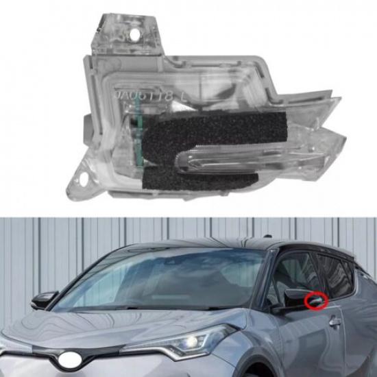 Left Side View Mirror Light Turn Signal Lamp For Toyota C-HR 2018-21 81740-06080