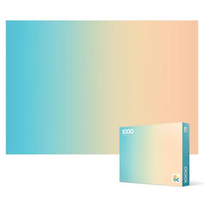 1000-teiliges Puzzle - Farbverlauf Blau, beliebtes koreanisches Puzzle