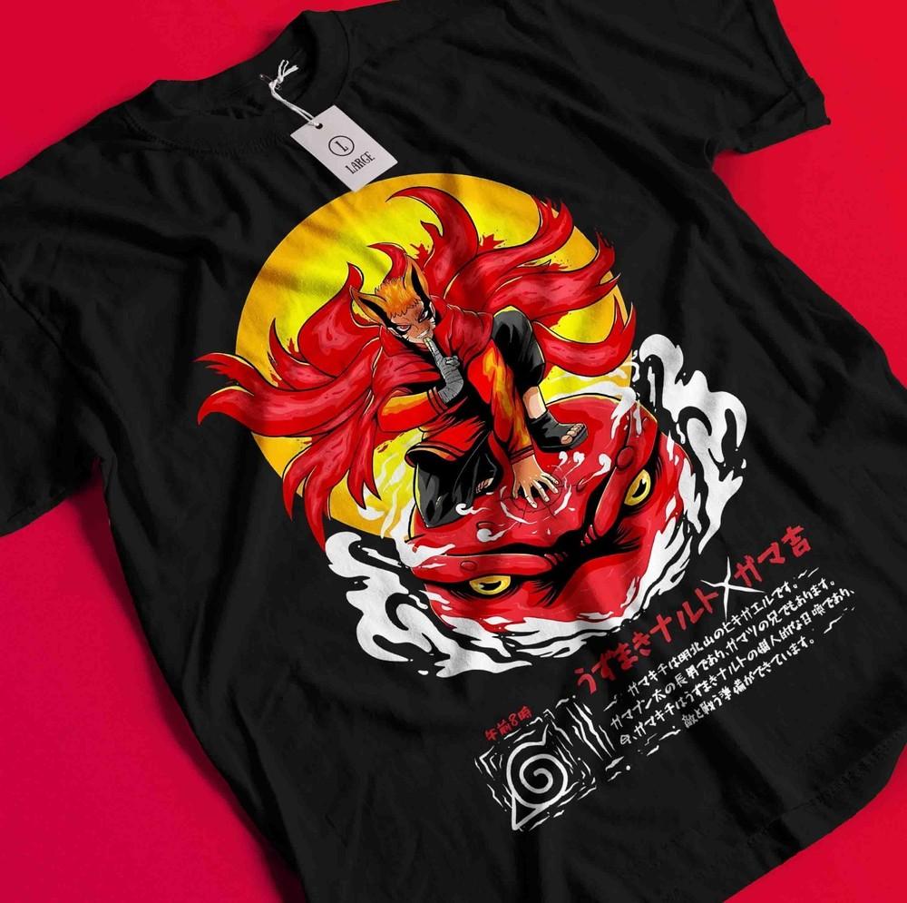 

Naruto Tshirt Itachi T-Shirt Jiraya Shirt Madara Kakashi Hinata Kurama Sasuke BB1385 XL