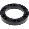 0.5" Steering Wheel Hub Adapter Conversion Spacer, Black Aluminium Alloy 12mm Steering Wheel Hub PCD Adapter Spacer for Momo for Nardi for OMP for