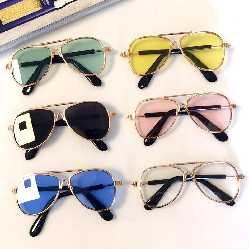 Trendy Cat Sunglasses - UV Protection Cool Metal Accessories for Pets