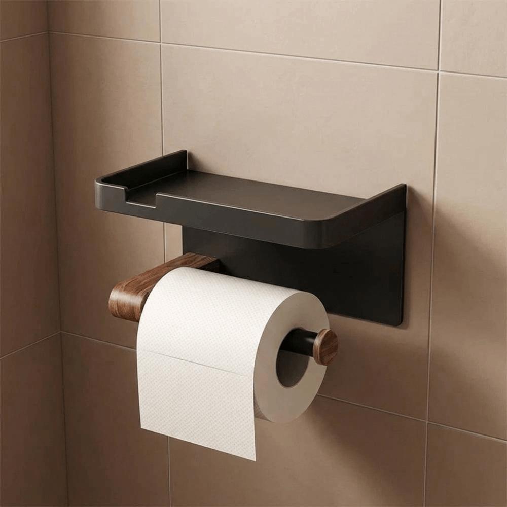 No Drill Toilet Paper Holder Wall Mounted Face Towel Tissue Boxes Tissue Paper Rack  Kitchen
