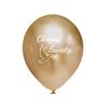 Holy Baptism Balloons Gold Chrome, 30Cm, 10 Pcs.