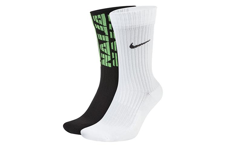 Nike Crew Socks Unisex 2 Pack Multicolor CU7197-902 24-26