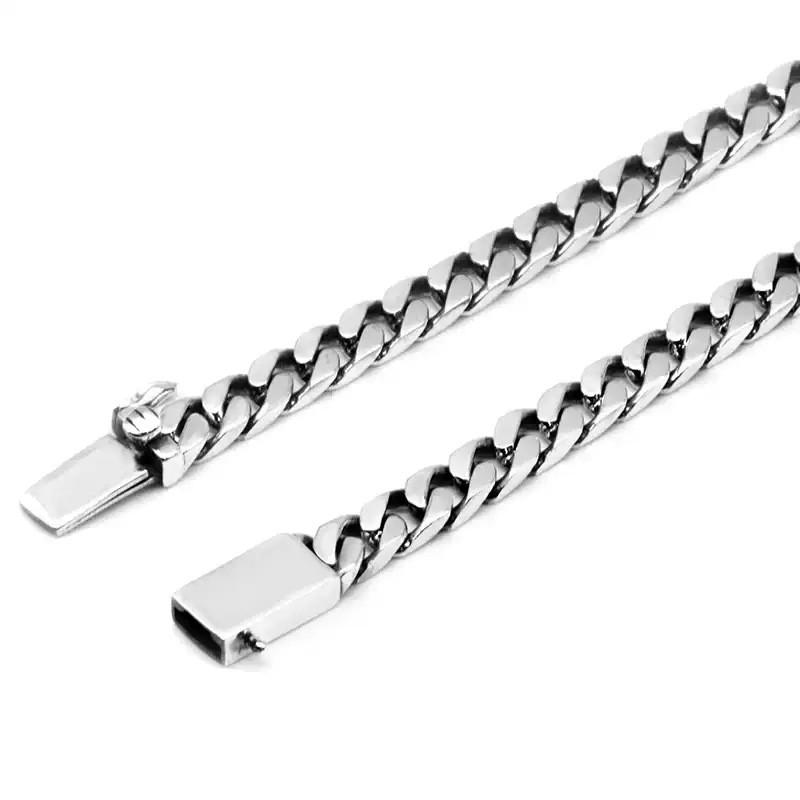 Mens Chunky Cuban Link Chain Necklace 10mm 50cm 60cm Unisex Streetwear Hip Hop Punk Minimalist Long Pendant