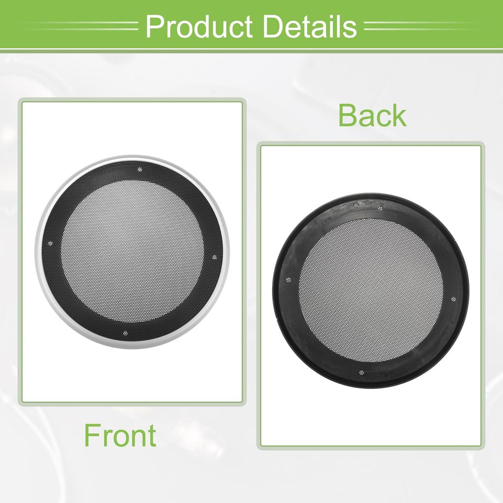 ACROPIX Universal 6.5" Car Speaker Grill Cover Mesh Round 6.5" Audio Speaker Subwoofer Guard