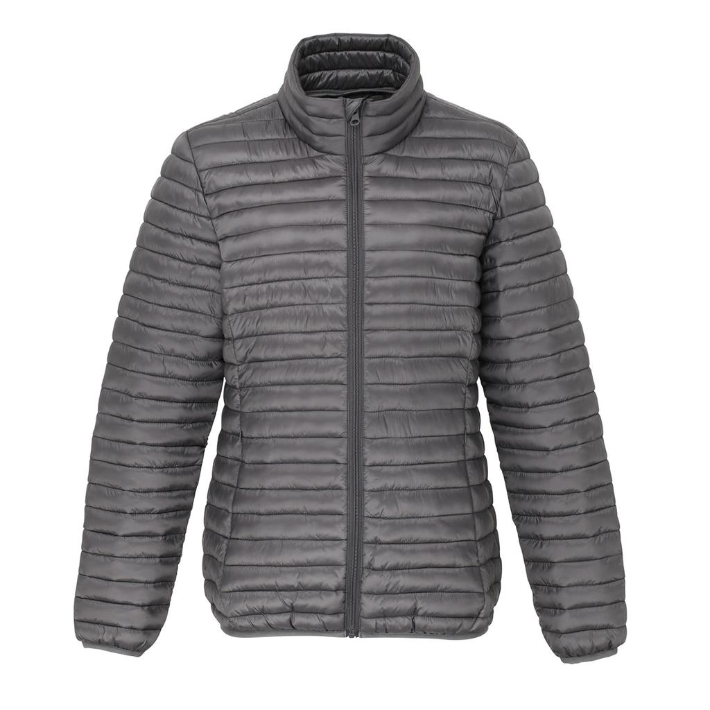 2786 Womens/Ladies Tribe Hooded Fineline Padded Jacket