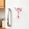 Mini Vase Refrigerator Magnet, Miniature Flower Vase Fridge Magnet, Plants Not Included, Cute Tiny Vase Magnet for Whiteboard Locker Office Kitchen