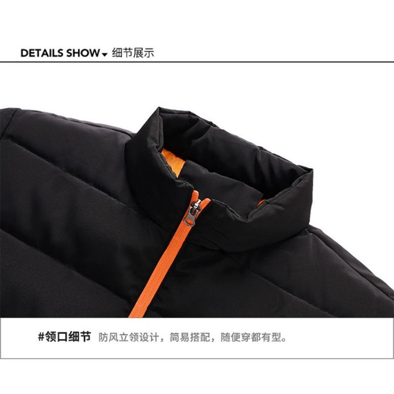 Men Plus Size Loose Thick Short Casual Winter Padded Jacket