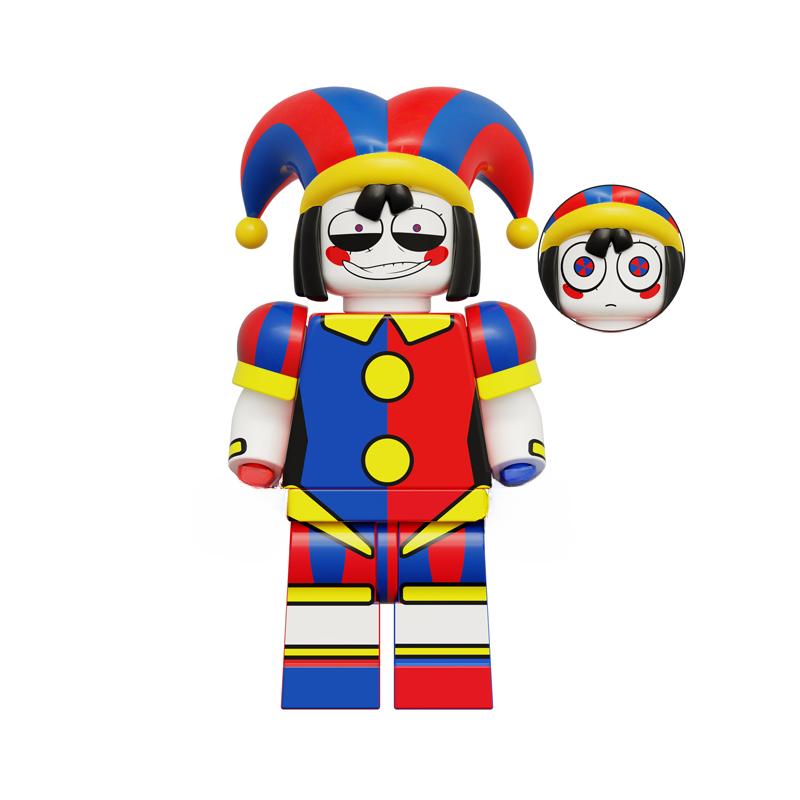 Magical Digital Circus Assembly Building Blocks Minifigures Collectible Model Toys Desktop Ornaments Children's Holiday Gifts