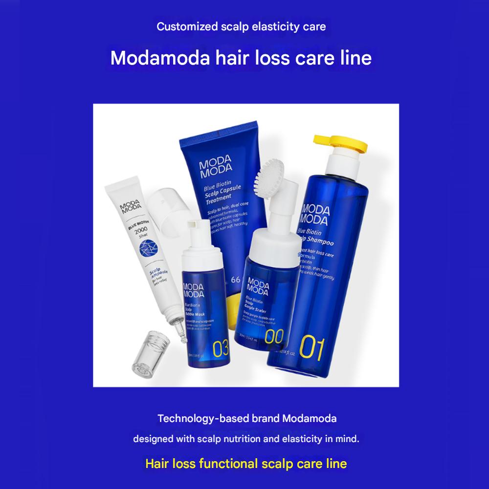 Modamoda Step00 Bleu Biotine Gargarisme Scalp Exfoliant 90 ml/3.04 fl. oz.