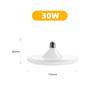 E27 Holder LED Bulb AC220V 20/30/40/60/100W White Energy Saving Lamp UFO Shape Large Light Lamp For Home Living Room Bedroom