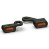 For Harley Sportster 2014 and Later LED Relocation Micro Mini Turn Signals Black Body Amber Lens for XL883 XL1200