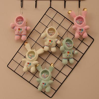 Süße Astronaut Astronaut Kaninchen Plüschpuppe Puppe Mädchen Rucksack Hängende Verzierung Anhänger Geschenk