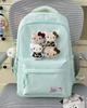 Schoolbaghellokitty cute doll backpack female large capacity middle and high school student schoolbag anti-theft zipper leisure bag