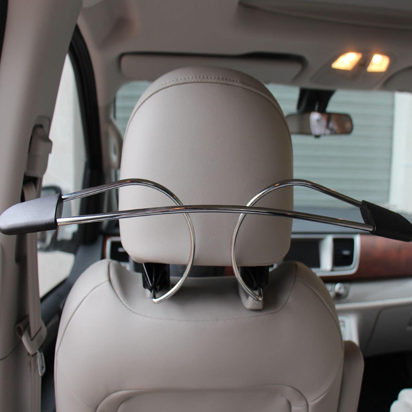 

Seat Car Coat Rack Hanger Headrest Back Holder, Multi Purpose Jacket Storage Hook Organizer for Outdoor Clothing Trucks one size чорний