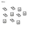 10pcs New Adjustment Tri-glide Belt Buckle 8mm Newest Diy Doll Buttons Ultra-small Mini Belt Buckles DIY Doll Belt