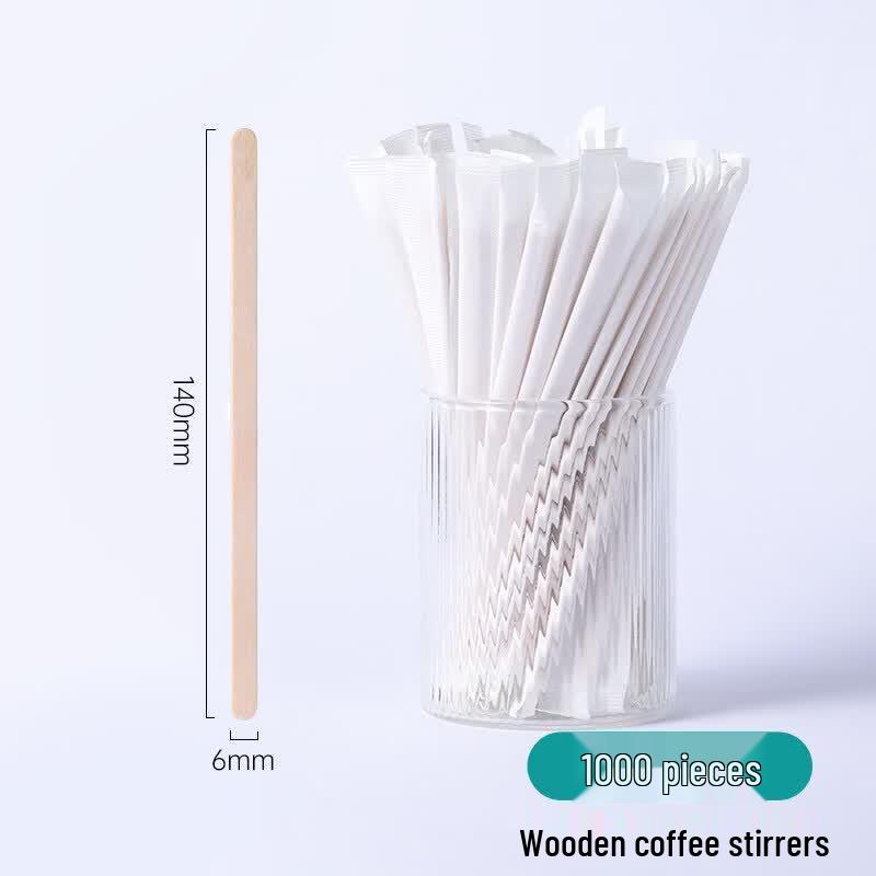 Qiwei Individually Wrapped Disposable Plastic Stirring Straws