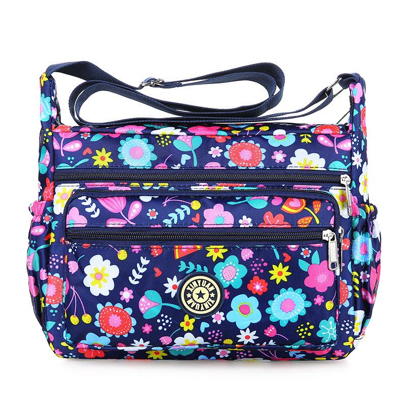 Large Capacity Women's Single-Shoulder Crossbody Bag - Stylish Oxford Nylon for Middle-Aged Moms