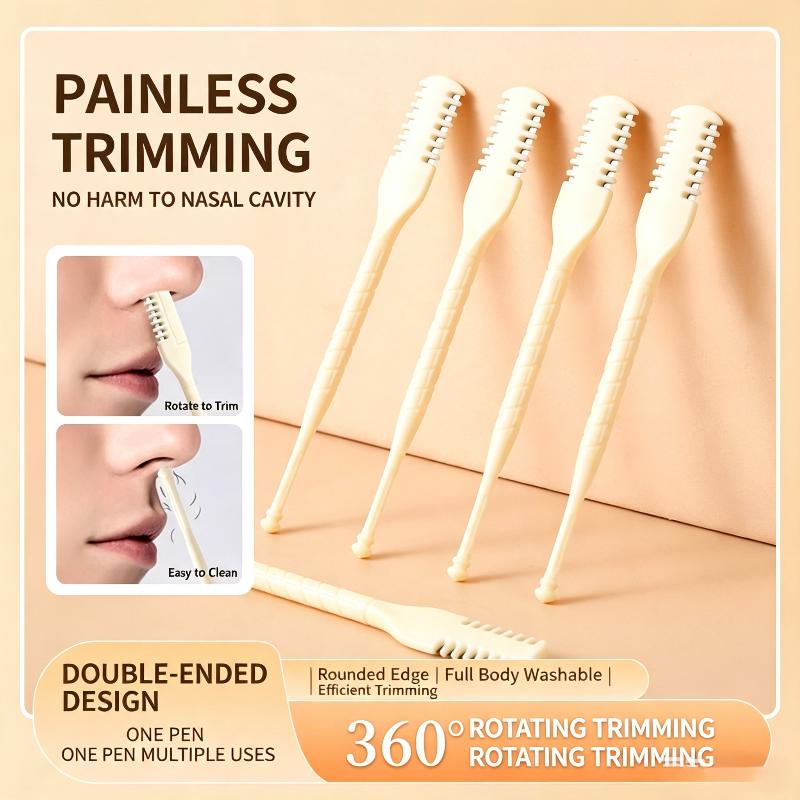 3/5/10Pcs Nose Hair Remover 360 Rotating Nasal Clippers Nose Hair Trimmer For Women Men Manual Nose Hair Trimme