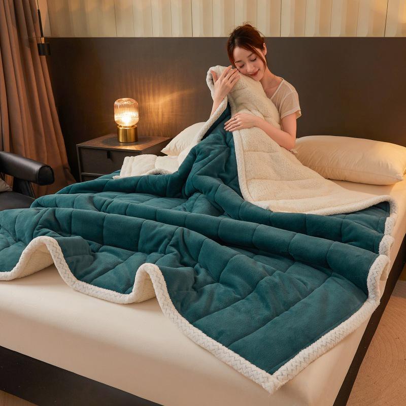 

Ультрамягкое трехслойное стеганое детское флисовое одеяло для осени/зимы 200x230 cm