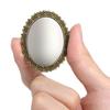 [JN]1/12 Dollhouse Vintage Rose Mirror Wall Frame Furniture Micro Scene Decoration Photo Prop