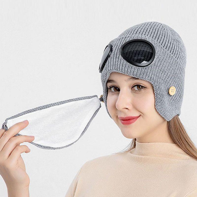 Women Beanies Hat Knit Skull Cap 