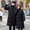Winter New Cotton-padded Clothes Large Size Thickened Couple Clothes Down Cotton-padded Clothes Long Hooded Jacket
