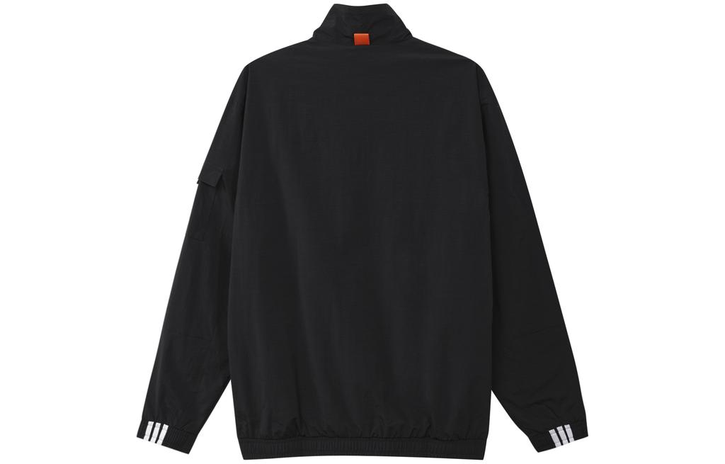 Adidas Neo Jackets Men's Black Stand Collar Moderate Workwear HE7940