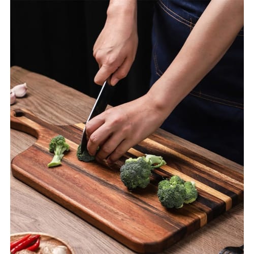 Ladfrol Wooden Cutting Board, Vegetable Cutting Board, Lightweight Wooden, Eco-Friendly Kitchen Board, Stylish Dinner Plate, Pizza, Bread Cutting Boar