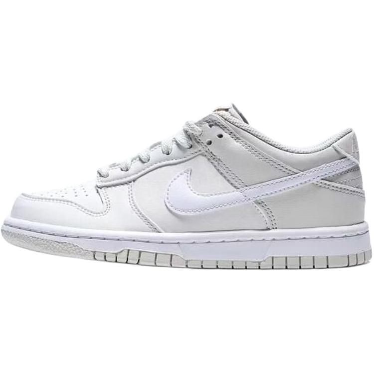 

Nike Dunk Versatile Comfortable Low-Top Kids Skate Shoes Kids sneaker White Gray IU7766016 36